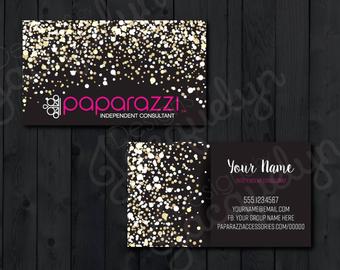 paparazzi independent consultant business cards